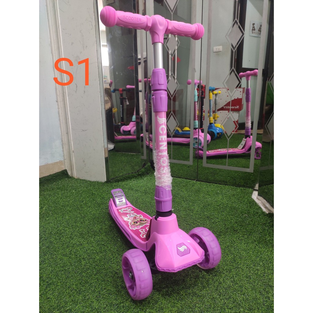 Xe Trượt Scooter CENTOSY Pro cao câp Tặng Kèm Bảo Hộ Tay Chân GỐI TRỌNG TẢI 50KG