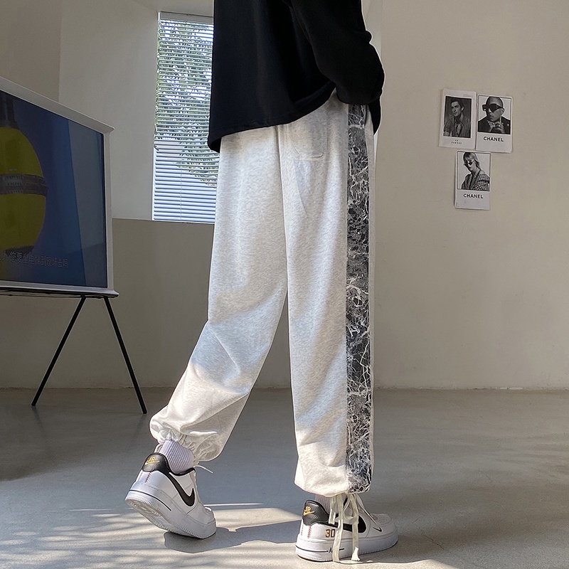 Quần Dài Nam Nữ Unisex Mùa Hè Dáng Rộng Ống Đứng Phối Màu Hai Bên Thời Trang Zenkonu QUAN NAM 1000115V1