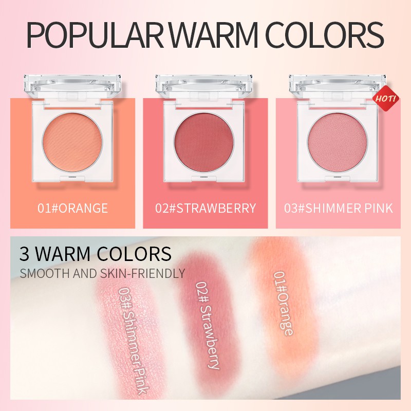 Fenyi 3-Colors Long Lasting Blush 6.8g