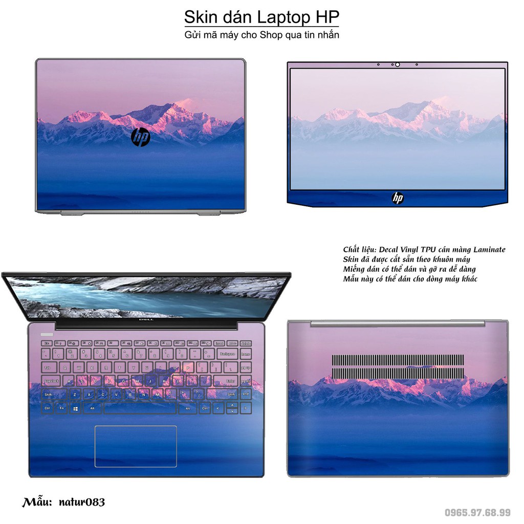 Skin dán Laptop HP in hình thiên nhiên _nhiều mẫu 4 (inbox mã máy cho Shop)