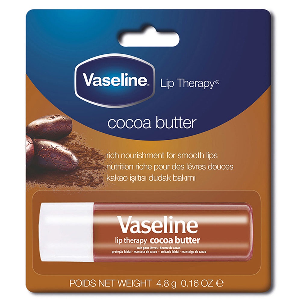 Son Dưỡng Môi Vaseline Bơ Cacao - Lip Therapy Cocoa Butter Stick 4.8g