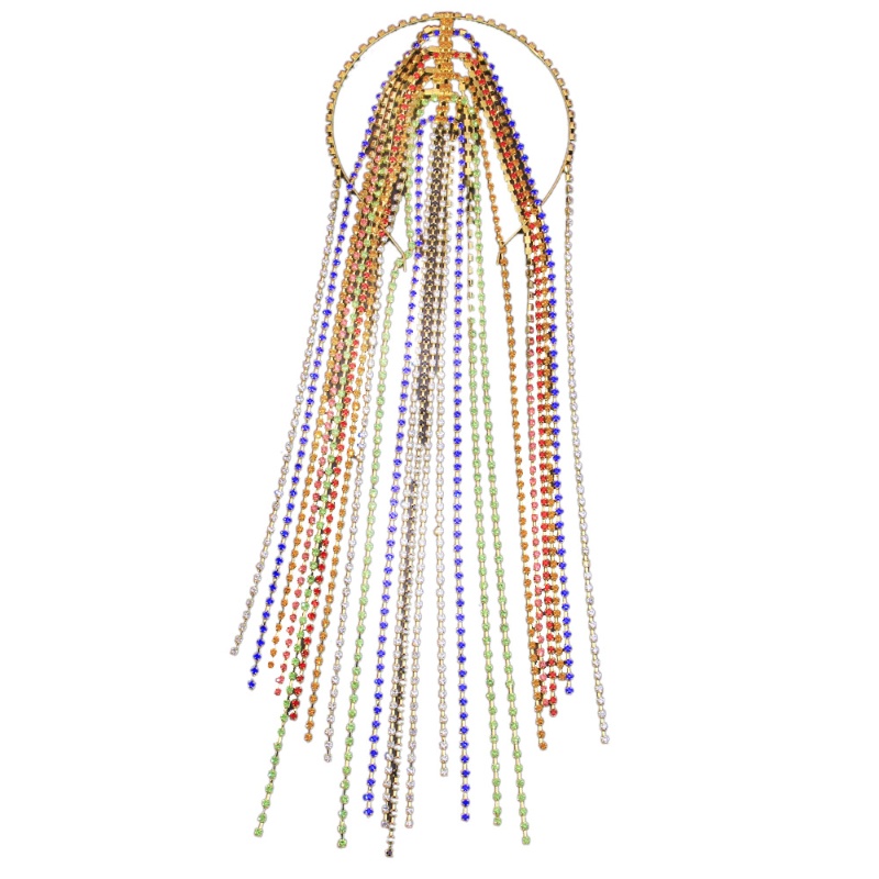 Mũ Múa Bụng Đính Hạt Cườm Thời Trang 1920s