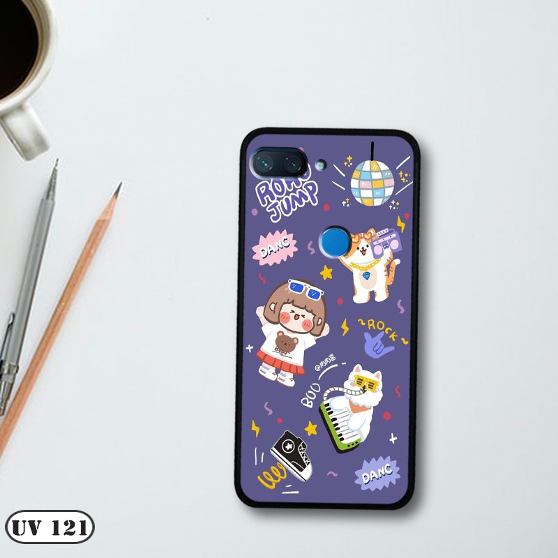 Ốp lưng điện thoại Xiaomi Mi 8 Lite - lưng nhám viền dẻo