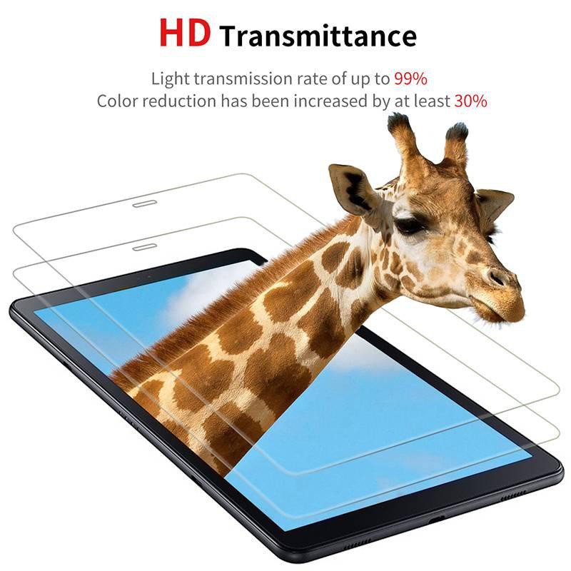 Dllencase Bộ 2 kính cường lực bảo vệ màn hình cho 2018 Samsung Galaxy Tab A 10.5 SM-T590 T595 T597 A074