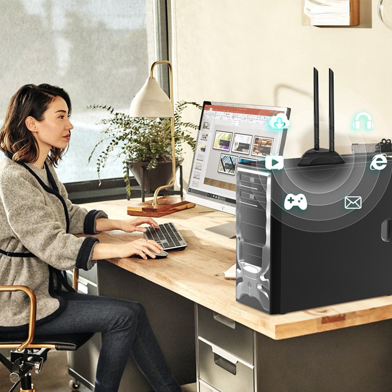 Thẻ Mạng Không Dây Edup Ep-9636 Gs Pro Tần Số 2.4g / 5g | BigBuy360 - bigbuy360.vn