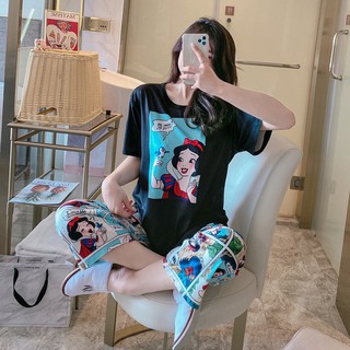 Bộ ngủ Bạch Tuyết ở nhà dễ thương chất co giãn thoải mái- BN01