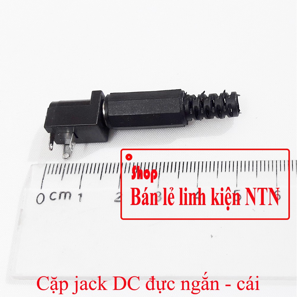 Jack cắm DC đực/cái 5.5x2.1mm