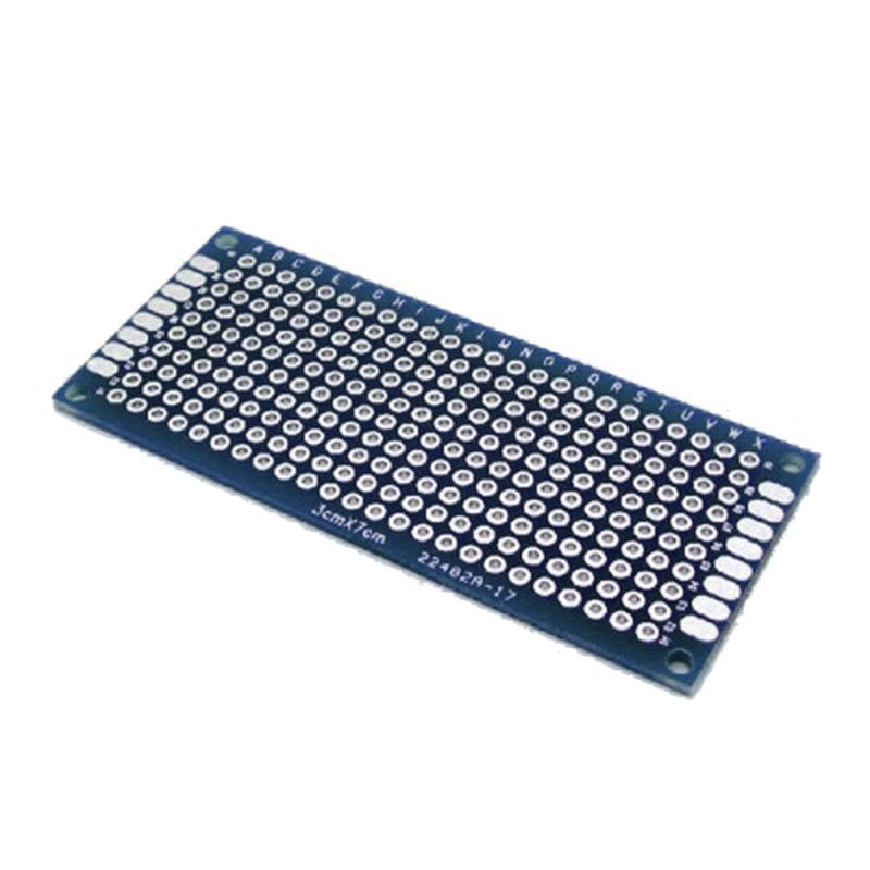 yal 10pcs/set 3x7cm Universal PCB Printed Circuit Board Double Sides DIY Soldering