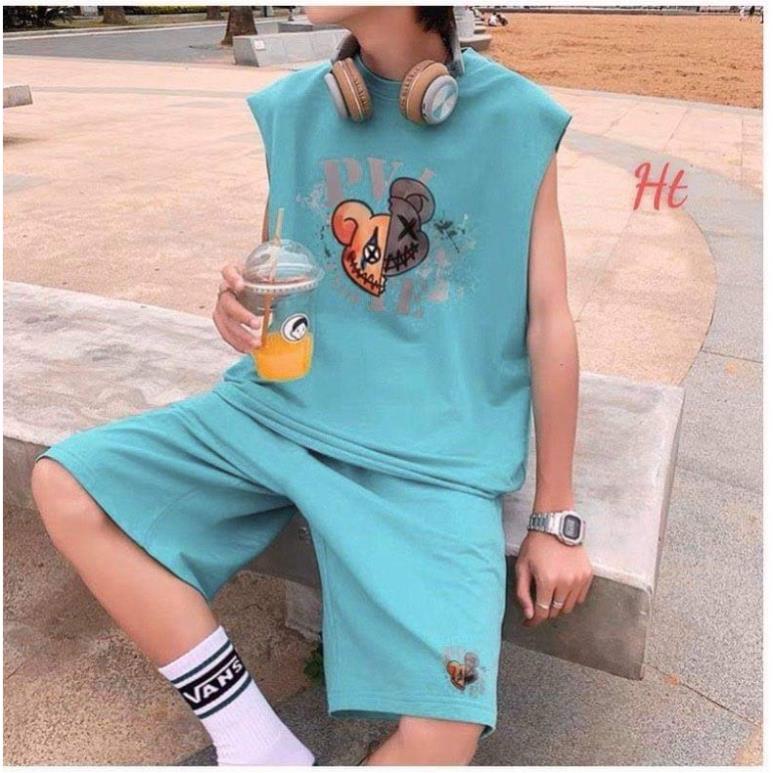 Bộ tanktop 3 lỗ mặt quỷ