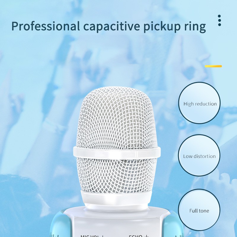 [Mã ELHACE giảm 4% đơn 300K] Micro Kiêm Loa Bluetooth Cầm Tay Hát Karaoke L858