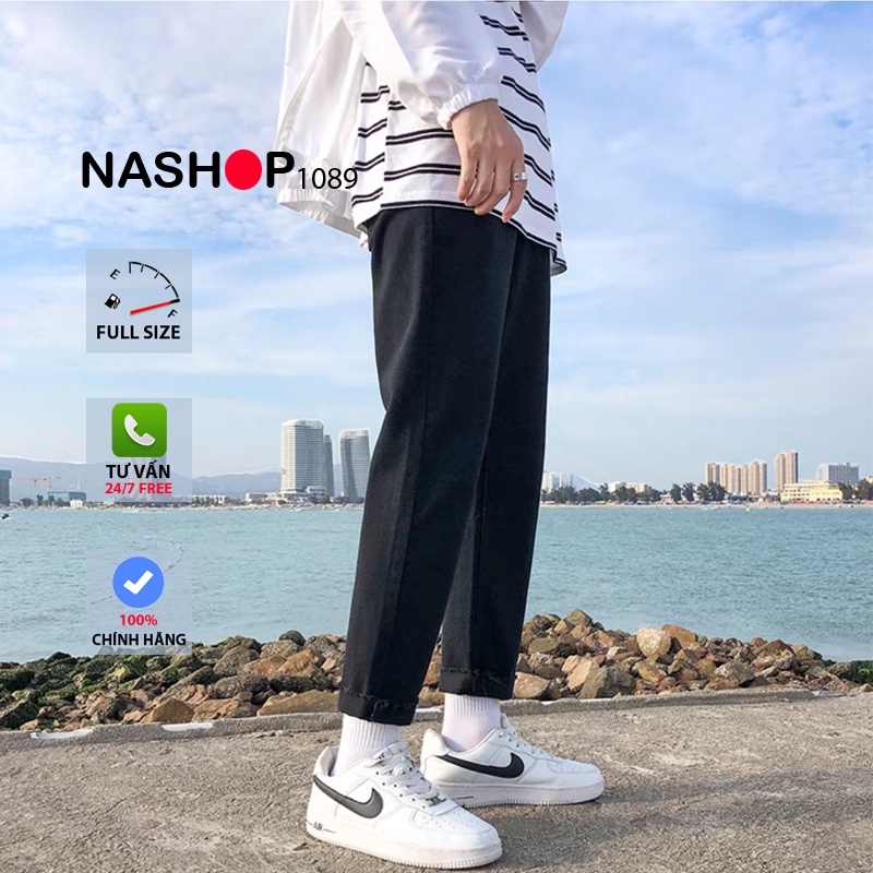 Quần jean bò baggy nam nữ ống suông rộng Unisex hàng Quảng Châu phong cách Hàn Quốc sành điệu style năm 2021 TS02 | BigBuy360 - bigbuy360.vn