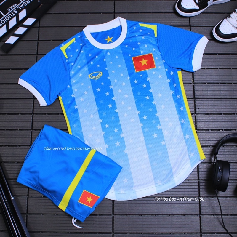 Bộ quần áo đá banh ĐT Việt Nam 🇻🇳 mẫu 2023 hàng cao cấp