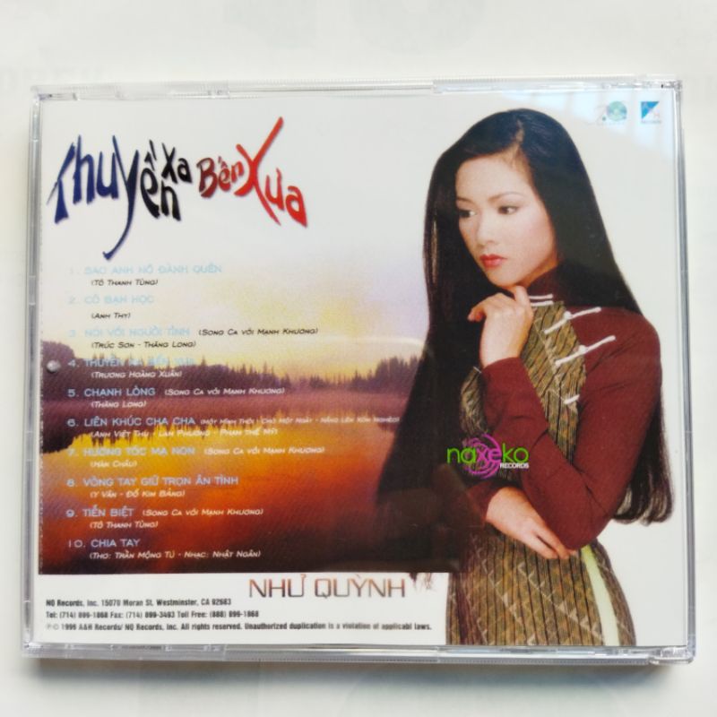 Bộ 2 cd Như Quỳnh 2 phono