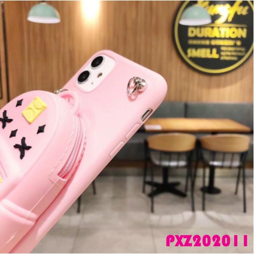 Ốp Điện Thoại Silicon Mềm Dạng Túi Đeo Chéo 3D Có Dây Đeo Cho IPhone 14 14Max 13Promax 12mini 11 X XS XR XSMAX 5 6 7 8Plus