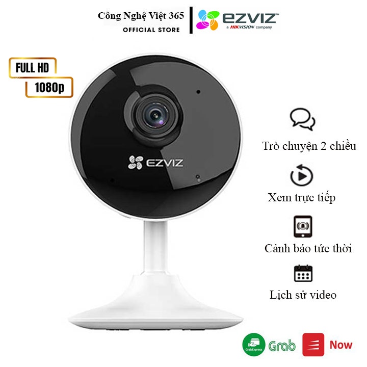 Camera wifi Ezviz C1C B, C6N, TY2 -1080P Đàm thoại 2 chiều ,Tích hợp míc thu âm thanh, Hình ảnh FHD - BẢO HÀNH 24 Tháng