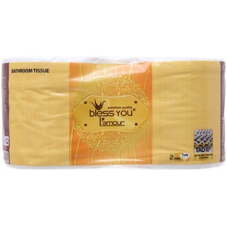 2 cuộn giấy vệ sinh Bless You L'amour 3 lớp