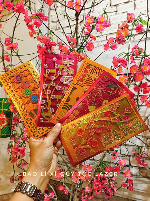 BAO LÌ XÌ QUÝ TỘC LAZER (HÀNG XỊN)