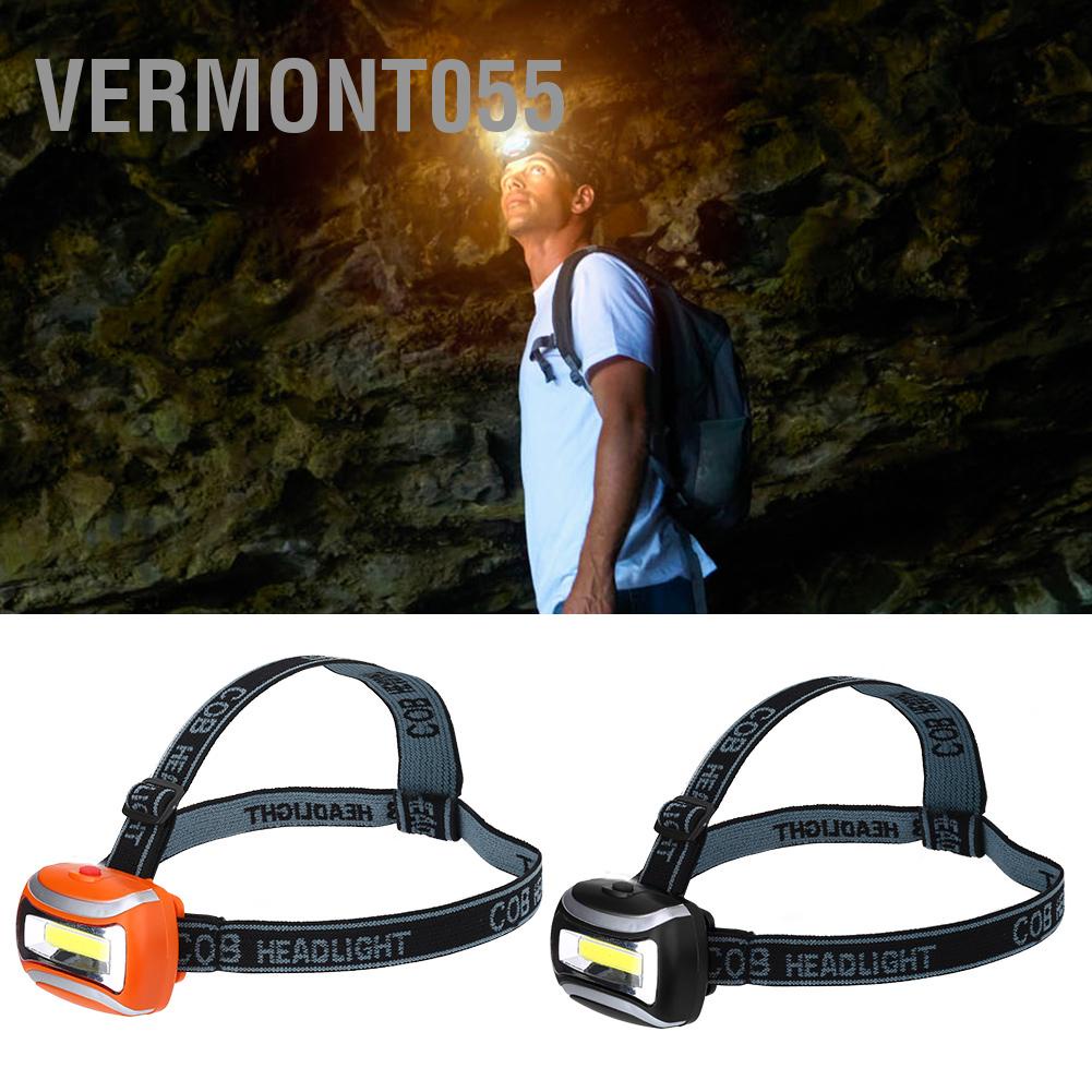 Vermont055 Waterproof Head Lamp Light Flashlight Headlight for Outdoor Cycling Camping Fishing