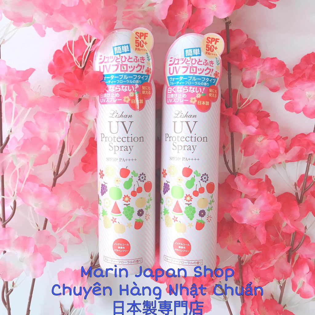 (Sale450k--&gt;&gt; 290k) Xịt Chống Nắng Lishan UV Protection Spray Nhật Bản