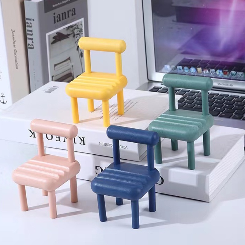 Giá Đỡ Điện Thoại / Ghế Lười Mini Để Bàn Có Thể Điều Chỉnh Màu Sắc Ngọt Ngào