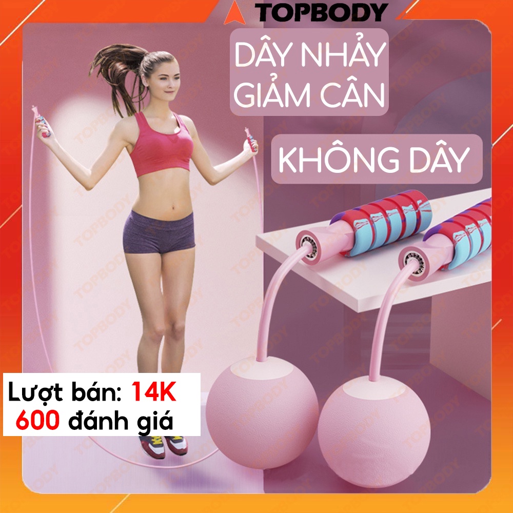 Dây nhảy thể lực đàn hồi, dây nhảy không dây có điều chỉnh, hỗ trợ luyện tập thể dục, thể thao tiện lợi tại nhà