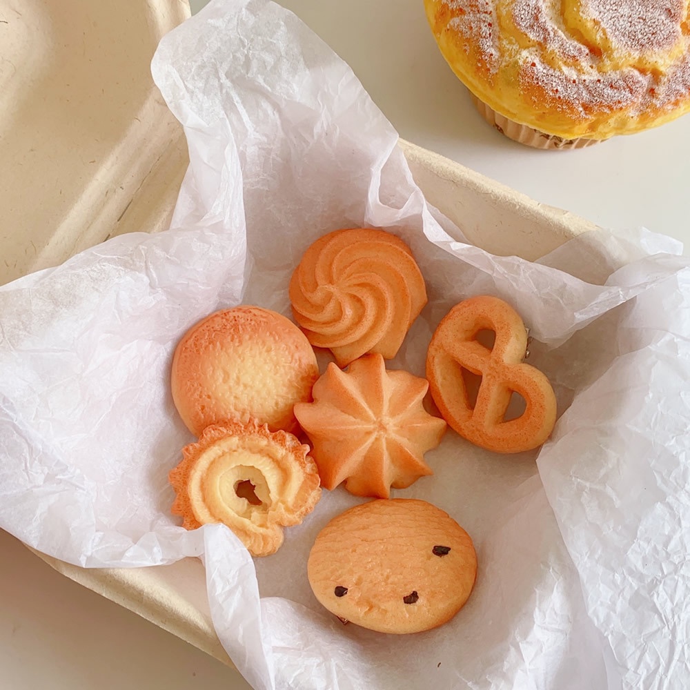 Kẹp tóc hình bánh quy hoạt hình sáng tạo vui nhộn cho nữ