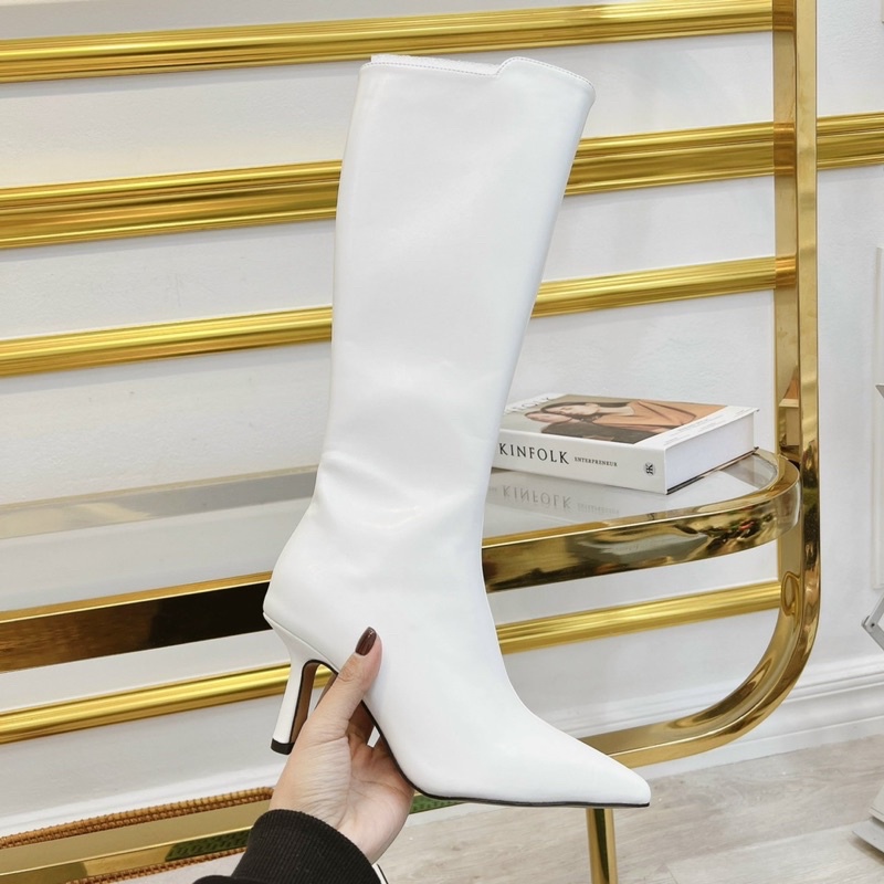 BOT MAI PHUONG BUI MPB / 2 MÀU ĐEN - TRẮNG HÀNG HỘP XANH DÀI LÔ ĐẦU DA ĐẸP