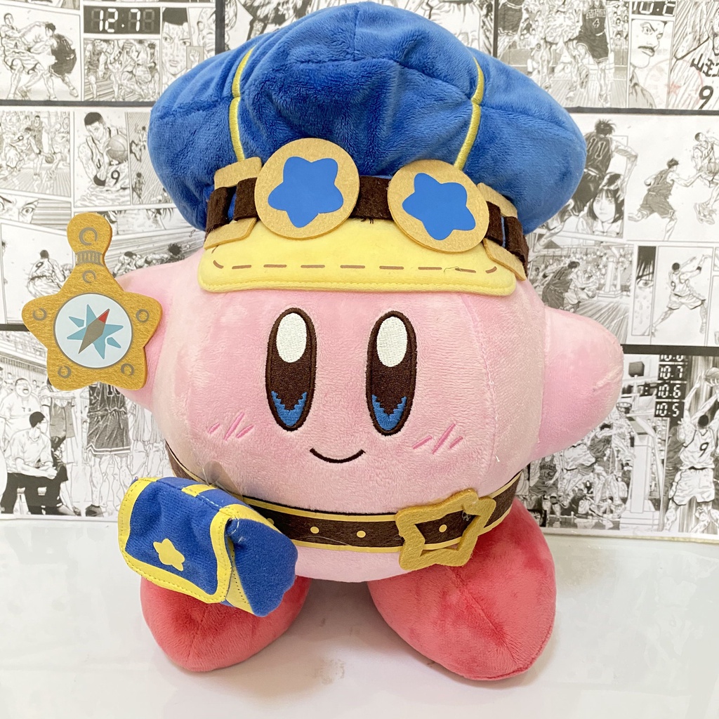34cm Anime Kids Kirby And The Phantom Of The Gear Gifts Of Plush Toys Around Animation Games Kids Baby Gifts Room Decoration
