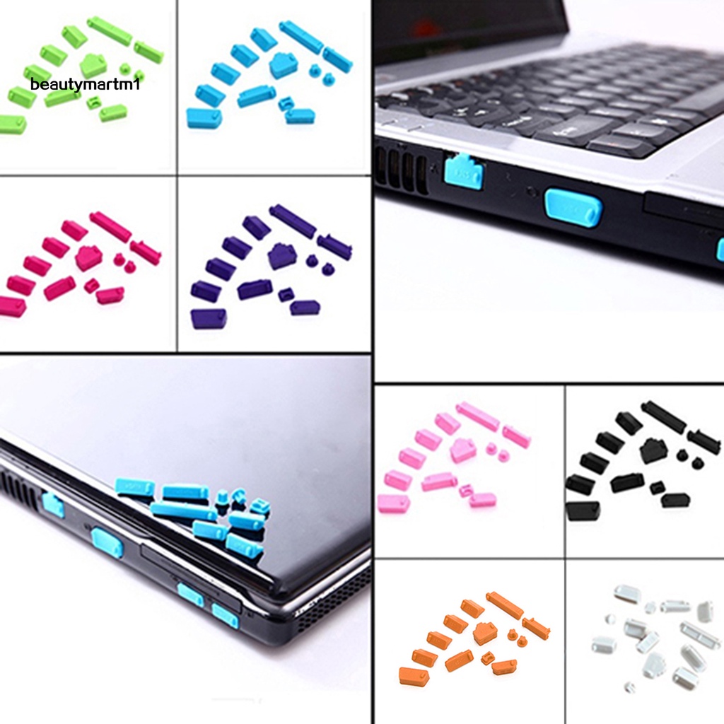 Bộ 13 nút nhựa bọc cổng kết nối cho laptop notebook cao cấp