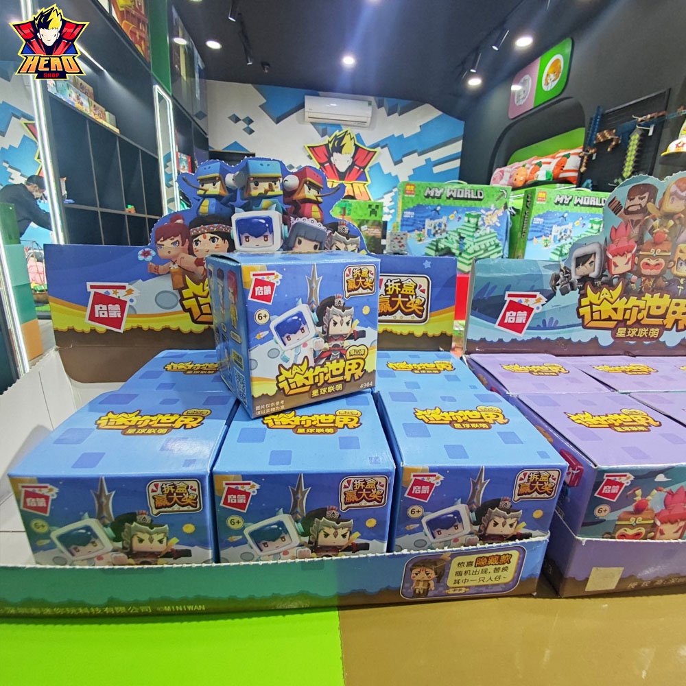 Lego mini world nhiêu nhân vật bí ẩn, lego lắp ráp giúp bé phát triển tư duy, trí tưởng tượng sáng tạo, thông minh hơn