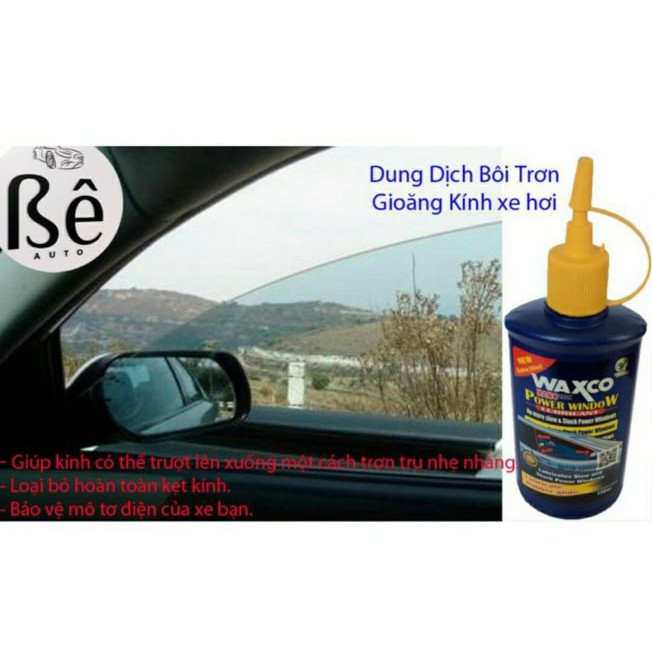 Dung dịch BÔI TRƠN GIOĂNG LÊN XUỐNG KÍNH Ô TÔ WAXCO Pedanauto