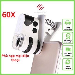 Kính lúp 60X kẹp điện thoại 💗FREESHIP💗 Kính lúp mini soi mạch MPK10-CL60X