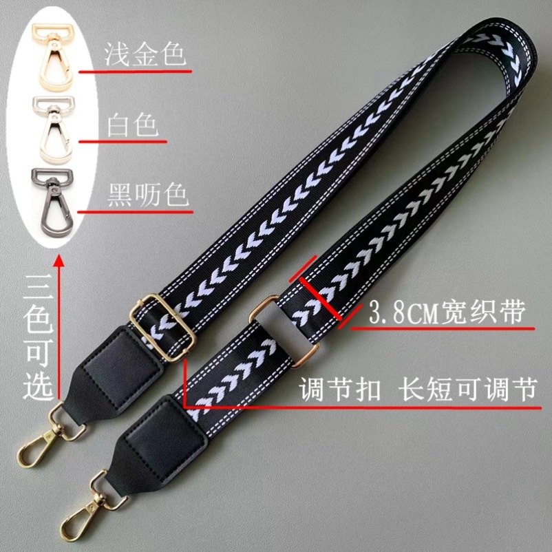 Dây Đeo Túi Xách Thay Thế 3.8CM Chất Liệu Canvas Dày Dặn Tiện Dụng