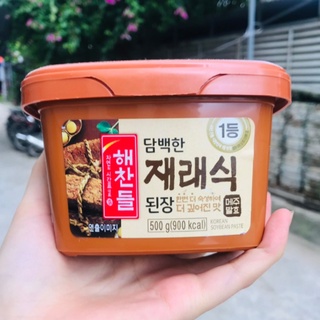 Tương đậu truyền thống cj hàn quốc 500g - 해찬들 재래식된장