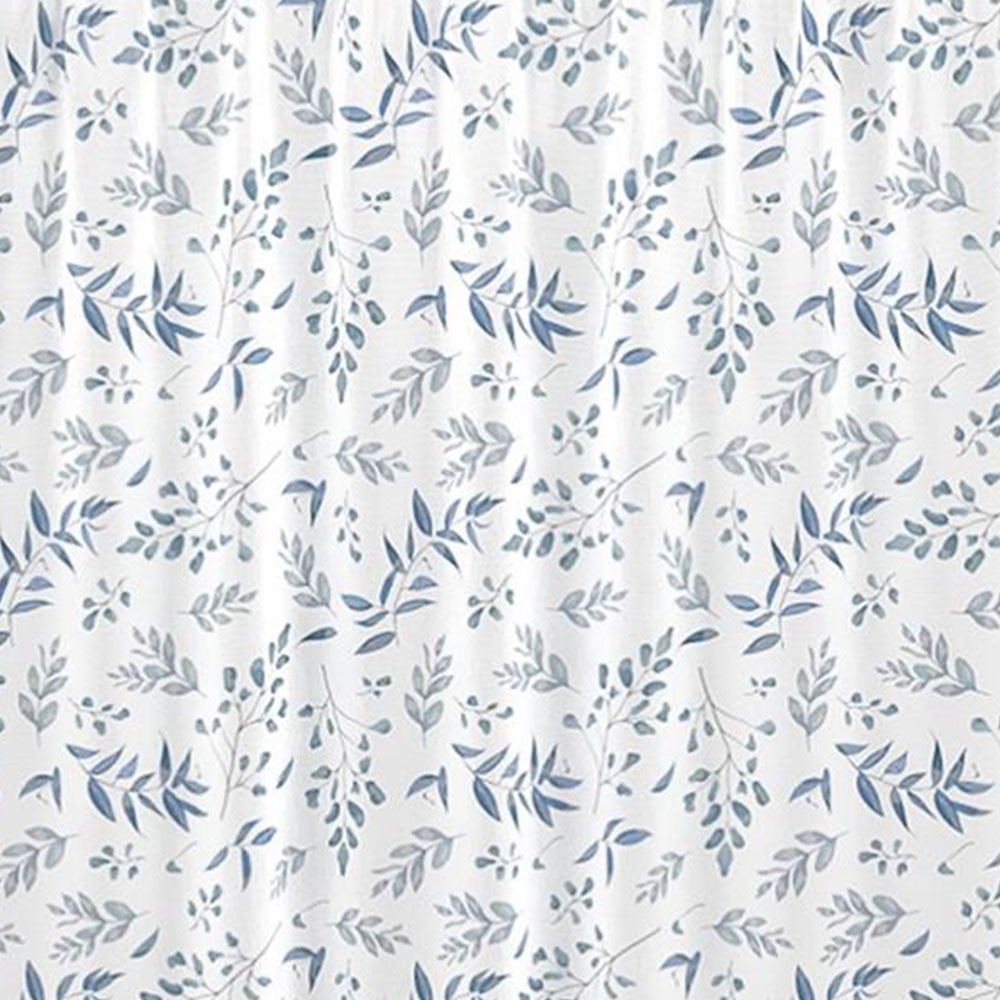 HomeBase MOYA Rèm màn cửa phòng tắm phòng ngủ Polyester Thái Lan 180x180cm lá cây