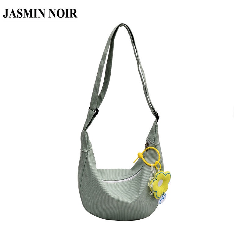Túi Đeo JASMIN NOIR Chéo Bằng Nylon Thiết Kế Đơn Giản Thời Trang Cho Nữ