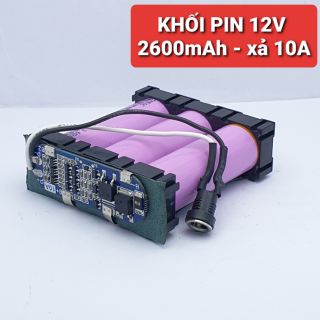 achun.vn - KHỐI PIN 3S-12V - 2600mah XẢ 10A