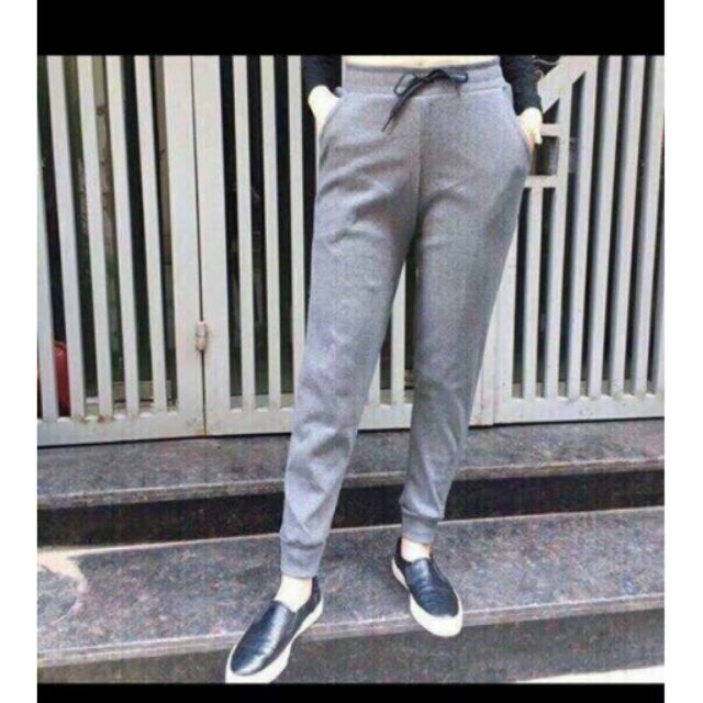 Quần Jogger chất len tăm