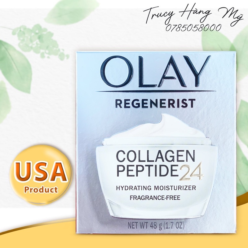 Kem Olay Mỹ Colagen Peptide 24-Kem Olay Dưỡng ẩm Collagen Max 2x [Hàng Mỹ]