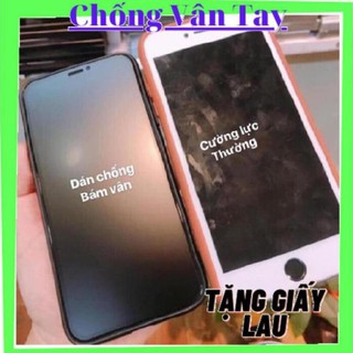 Cường lực iphone full màn chống vân tay - mồ hôi - kính cường lực iphone