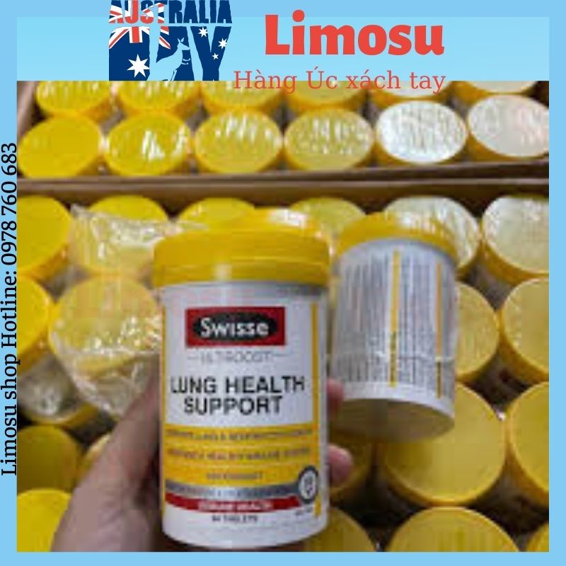 Thải Độc Phổi Swisse Lung Health Support 90 viên