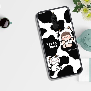 ỐP LƯNG XIAOMI REDMI 7A/8/8A/9A/9C, IN HÌNH BÒ SỮA SIÊU SIÊU ĐÁNG YÊU