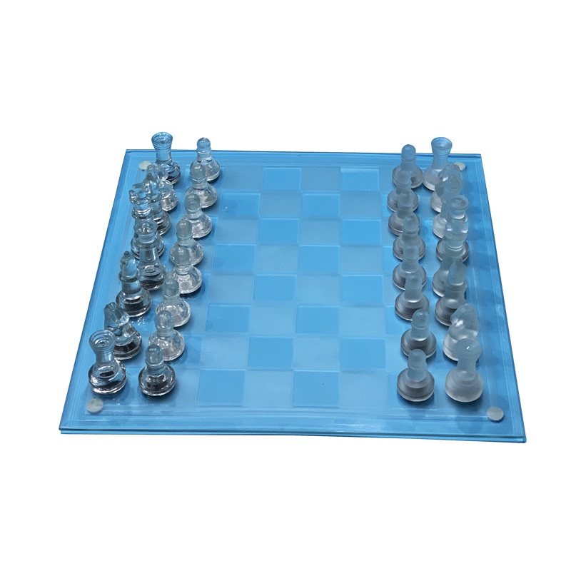 Cờ vua thủy tinh Glass Chess bản đẹp 35cm x 35cm