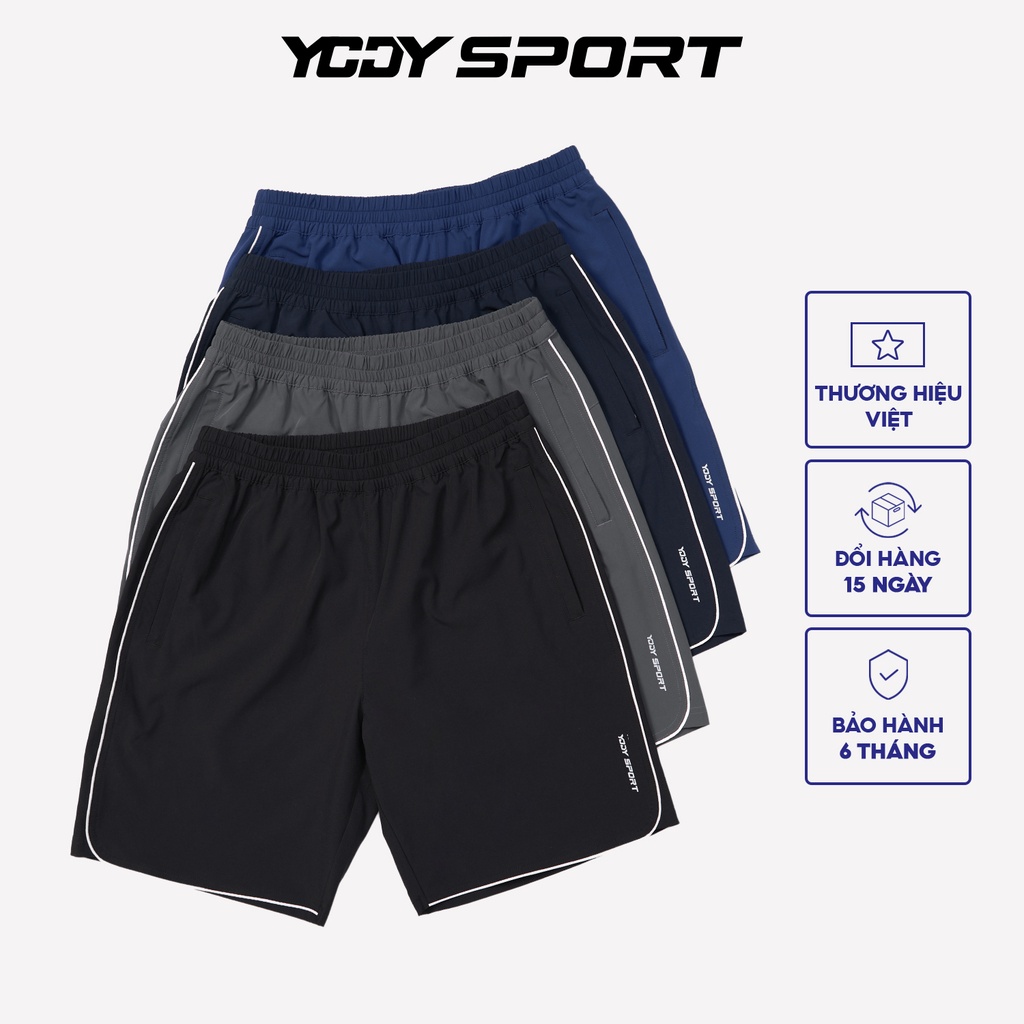Quần short thun nam YODY lưng chun thoải mái vận động co giãn tốt SQM5005
