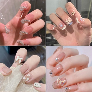 [Hàng mới về] Móng tay giả nhiều kiểu dáng phong cách ngọt ngào