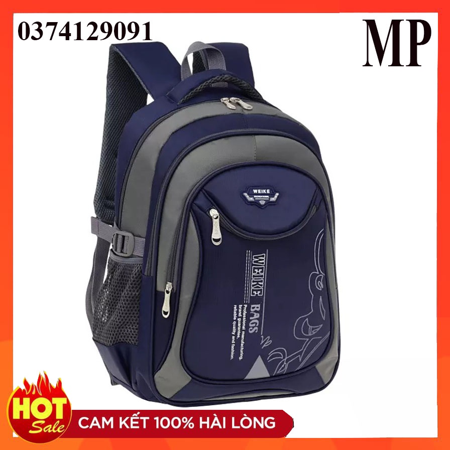 [Giá Sỉ] Cặp sách, Balo Học Sinh Siêu Nhẹ, Chống Thấm Nước Cao cấp size 45 cm phù hợp cho các bạn từ lớp 3 trở lên