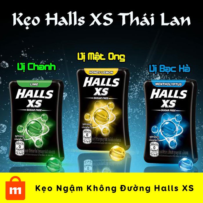 Kẹo Ngậm Halls XS The Mát