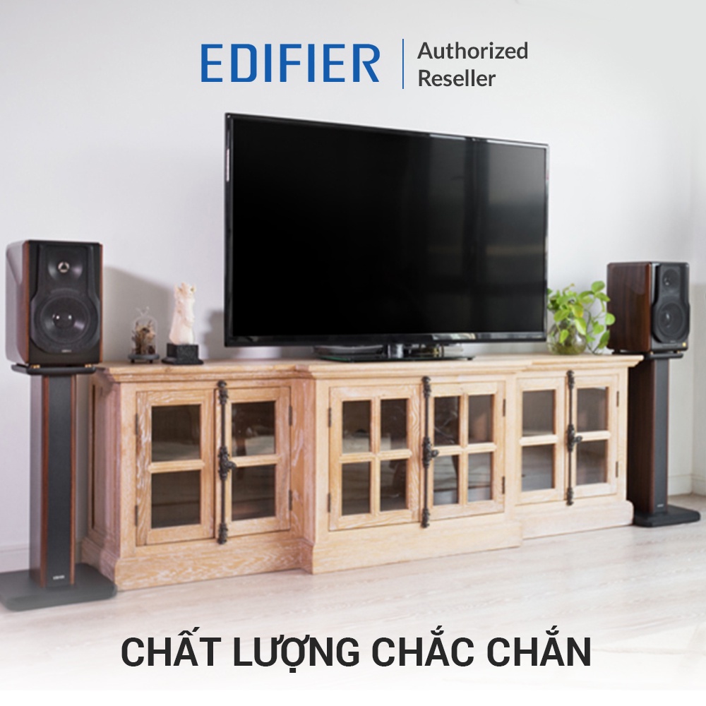 Chân loa EDIFIER SS03 - Thiết kế cực đẹp - Gỗ MDF cứng cáp chắc chắn - Tăng trải nghiệm nghe - Hàng chính hãng MAI THU