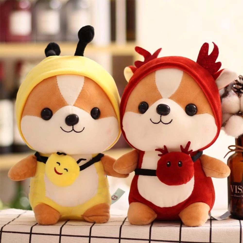 Thú Nhồi Bông Hình Chú Sóc Shiba Inu Dễ Thương