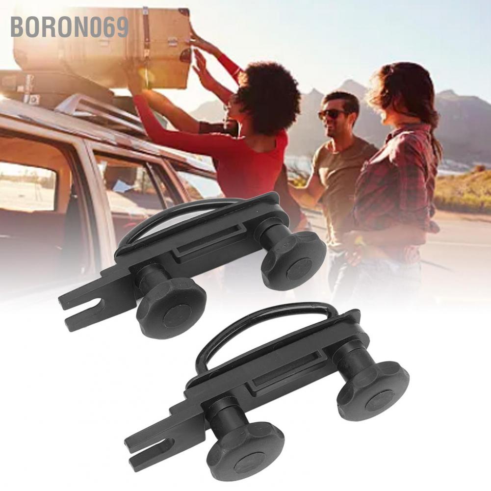 Boron069 Boron069 Bộ phụ kiện lắp trên mái đa năng U Vít Locknut Gioăng cao su Phụ hành lý nhẹ cho hầu hết các kiểu xe